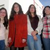 Alunas do Agrupamento de Escolas Dra Laura Ayres que participaram em campanhas de pesquisa de asteroides (2014-2015).